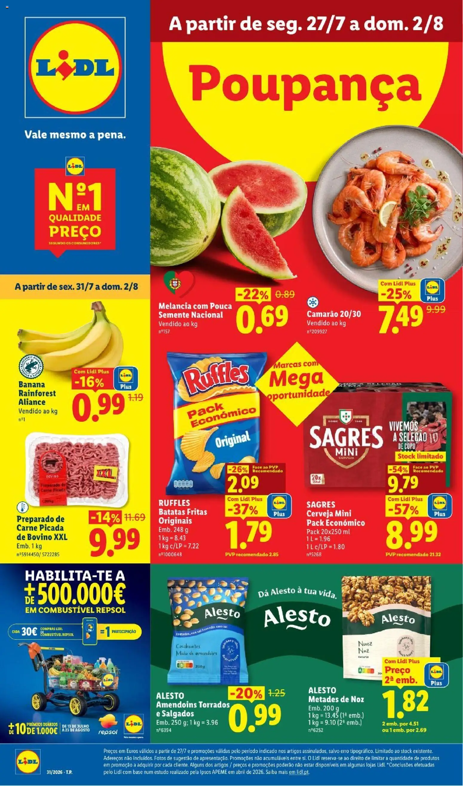 Pré-visualização do folheto da loja Lidl válida a partir de 27/07/2026