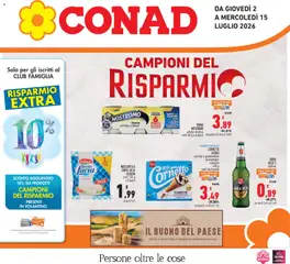 Anteprima dell'opuscolo Conad volantino Piemonte dal negozio Conad valido da 02/07/2026