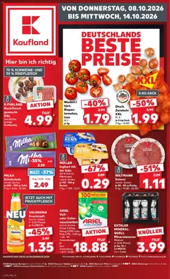 Vorschau von dem Prospekt des Geschäftes Kaufland, gültig ab dem 08.10.2026