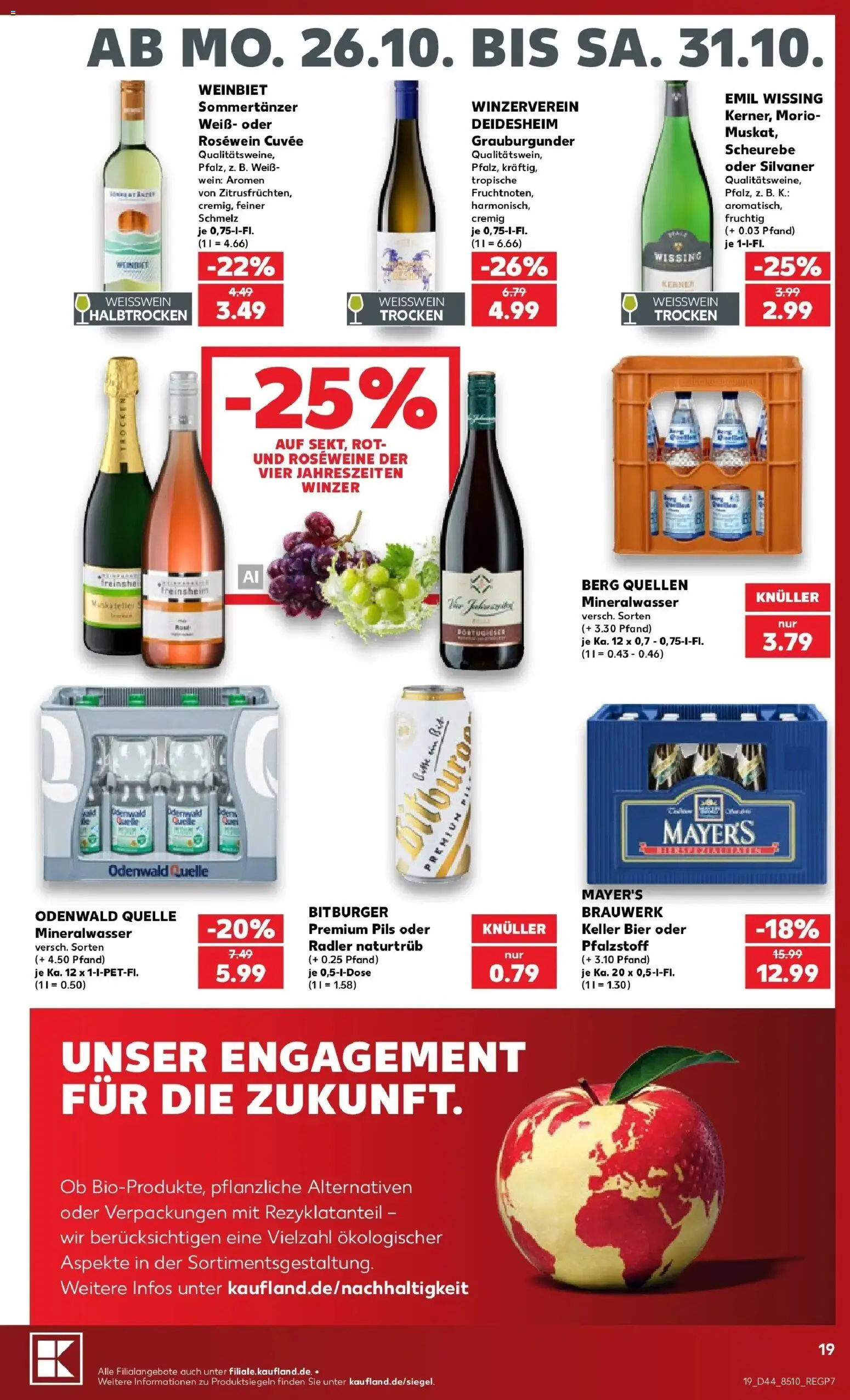 Vorschau von dem Prospekt des Geschäftes Kaufland, gültig ab dem 26.10.2026