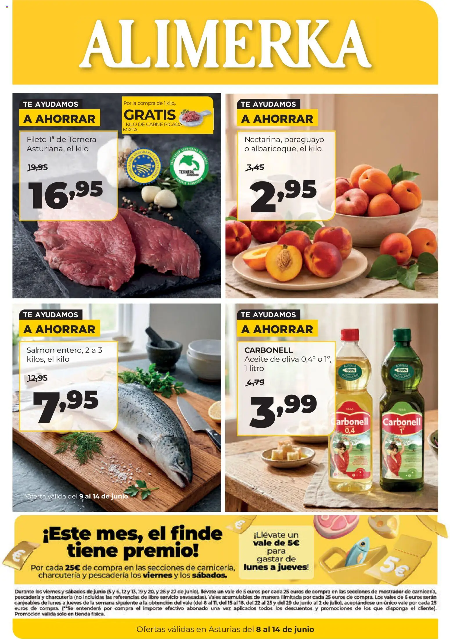 Vista previa del folleto de la tienda Alimerka válido desde el 08/06/2026 