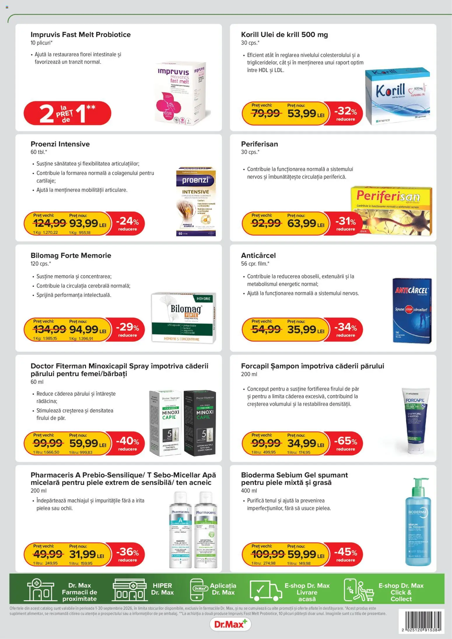 Previzualizarea de cataloage: Dr.Max Dr.Max Catalog valabil de la 01.09.2026
