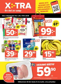 Förhandsgranska reklamblad Coop Daglivs erbjudanden xtra från butik Coop Daglivs gäller från 17/08/2026
