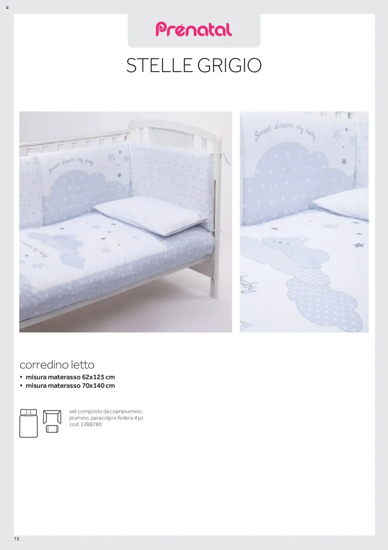 Anteprima dell'opuscolo Catalogo Camarette e Lettini dal negozio Prenatal valido da 01/01/2025 - Letto, Materasso, Federa