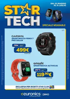 Anteprima dell'opuscolo Euronics volantino Wearable dal negozio Euronics valido da 21/05/2026