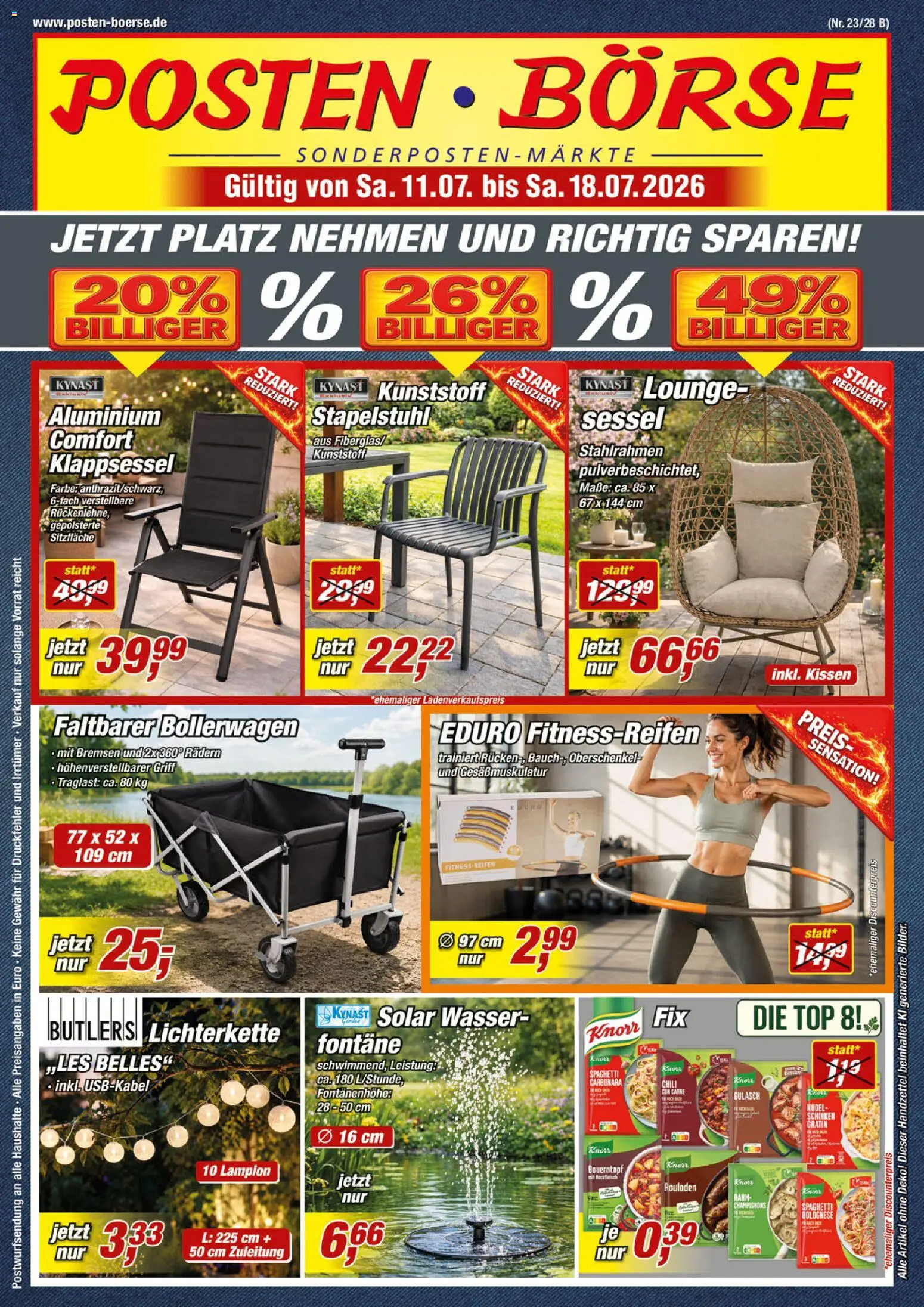 Vorschau von dem Prospekt des Geschäftes Posten Börse, gültig ab dem 11.07.2026
