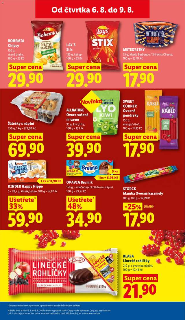 Nový Lidl leták od 06.08.