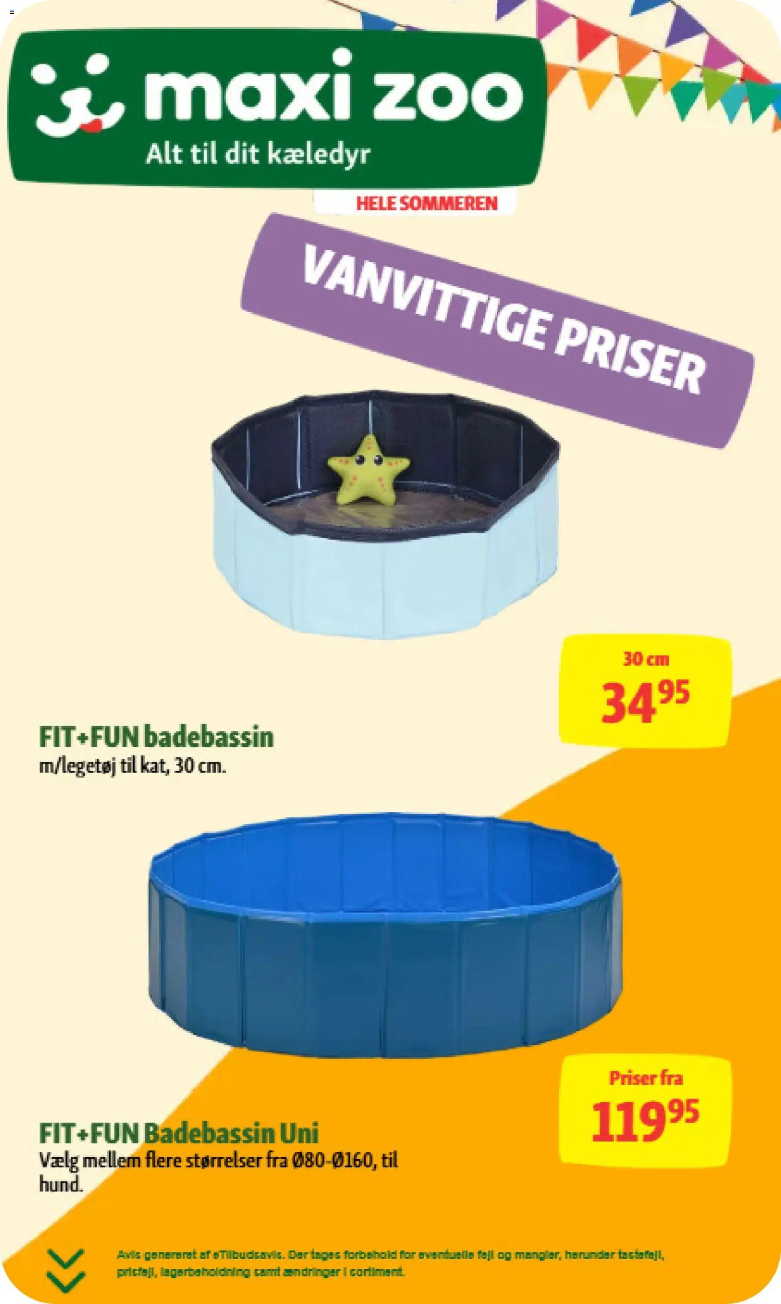 Eksempel på tilbudsavis Maxi Zoo - Se Sommer Avisen fra butik Maxi Zoo gyldig fra 05/06/2026