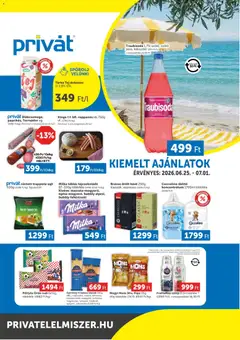 PRIVÁT - PRIVÁT Déli vármegyék megtekintése, amely érvényes 2026.06.25.-től