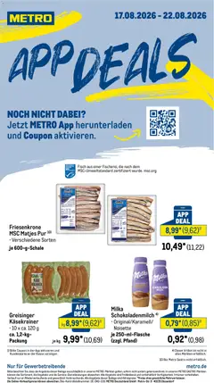 Vorschau von dem Prospekt des Geschäftes Metro, gültig ab dem 17.08.2026