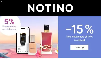 Kaupan Tarjoukset Notino esikatselu, voimassa 11/05/2026