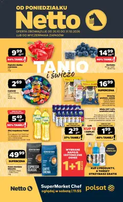 Pogląd gazetki "Netto gazetka od poniedziałku" ze sklepu Netto ważnej od 26.10.2026