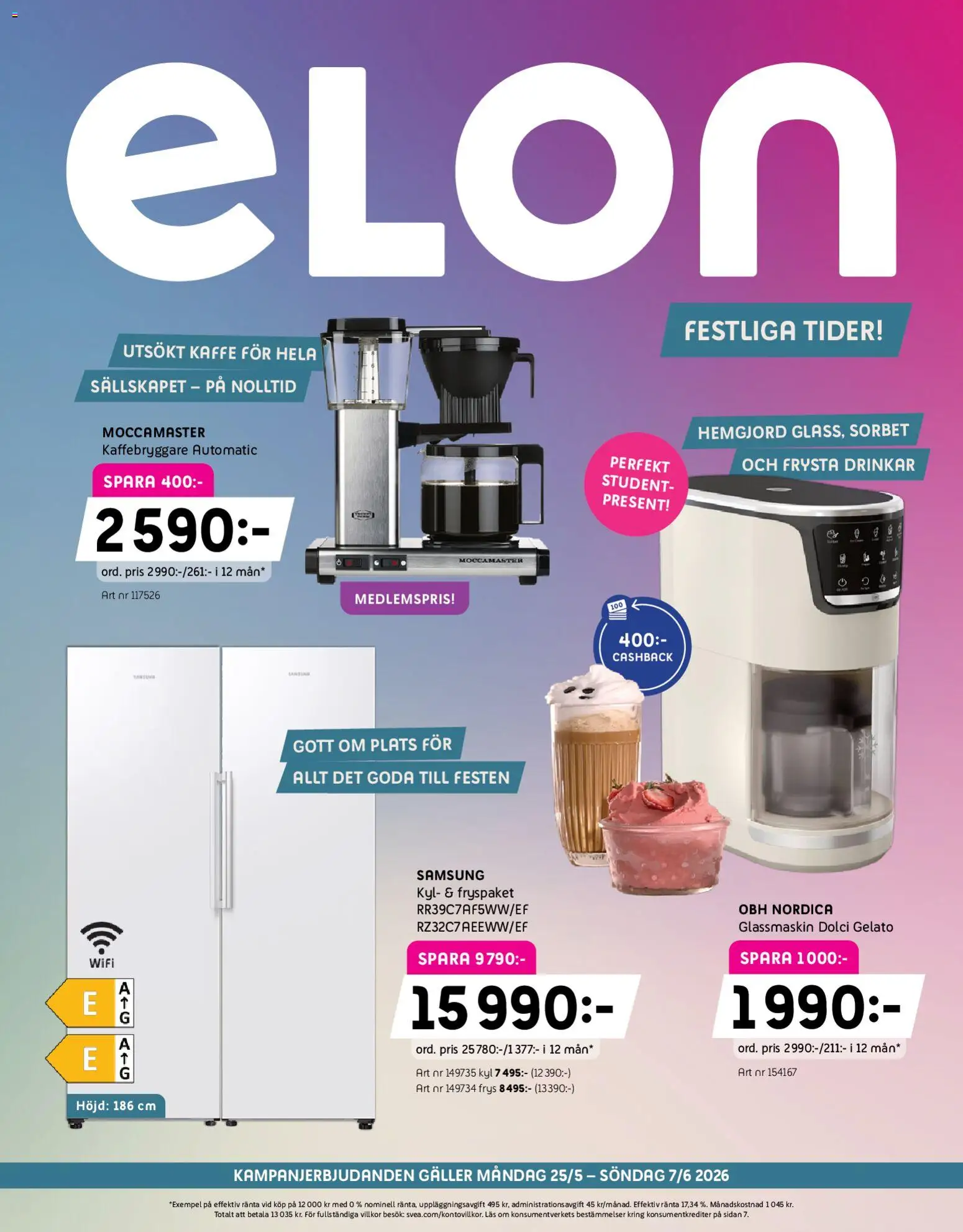 Förhandsgranska reklamblad Elon erbjudanden från butik Elon gäller från 25/05/2026