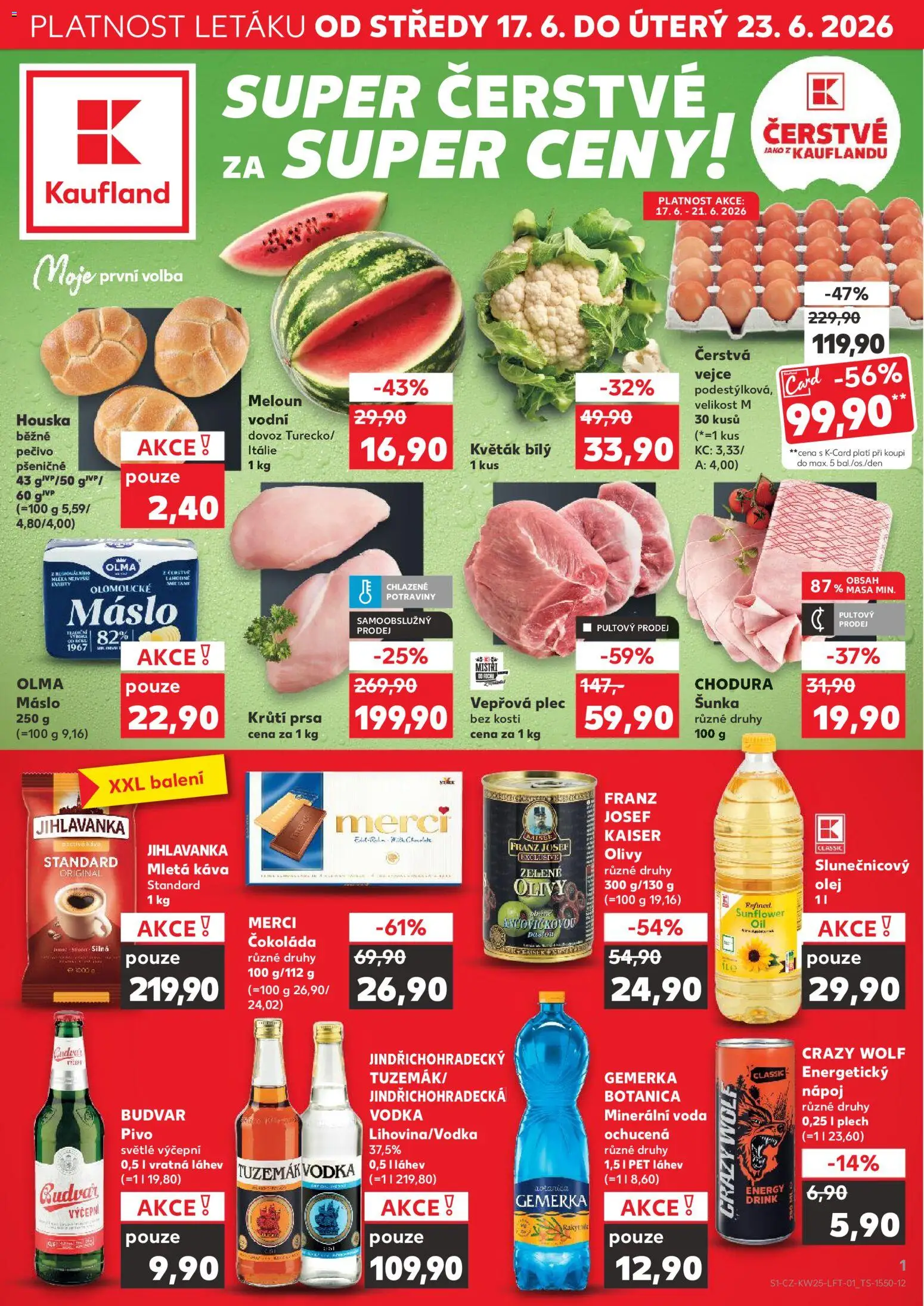Náhled nabídky: Kaufland Kaufland leták platný od 17.06.2026