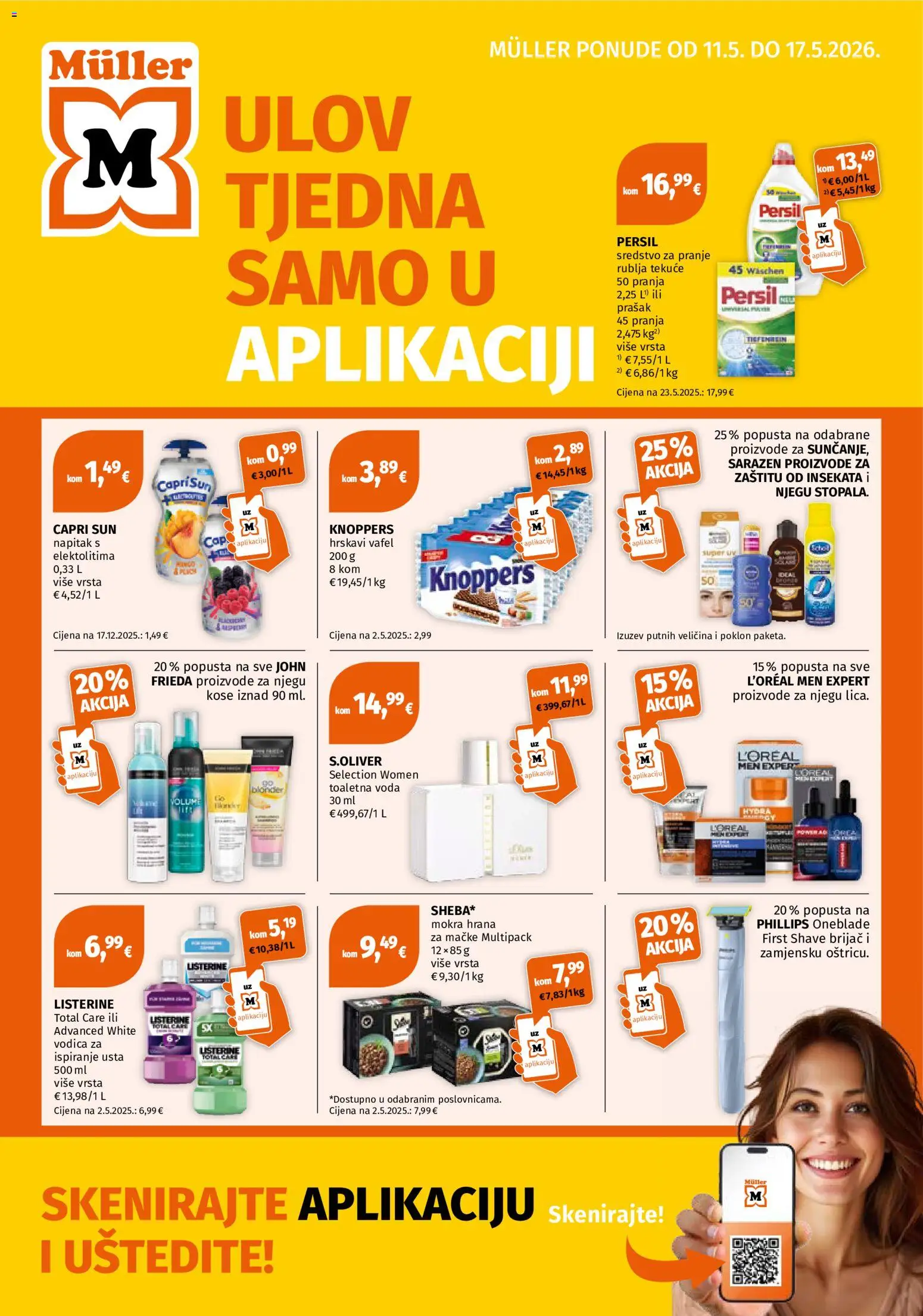 Pregled letka Müller Katalog trgovine Müller vrijedi od 11.05.2026