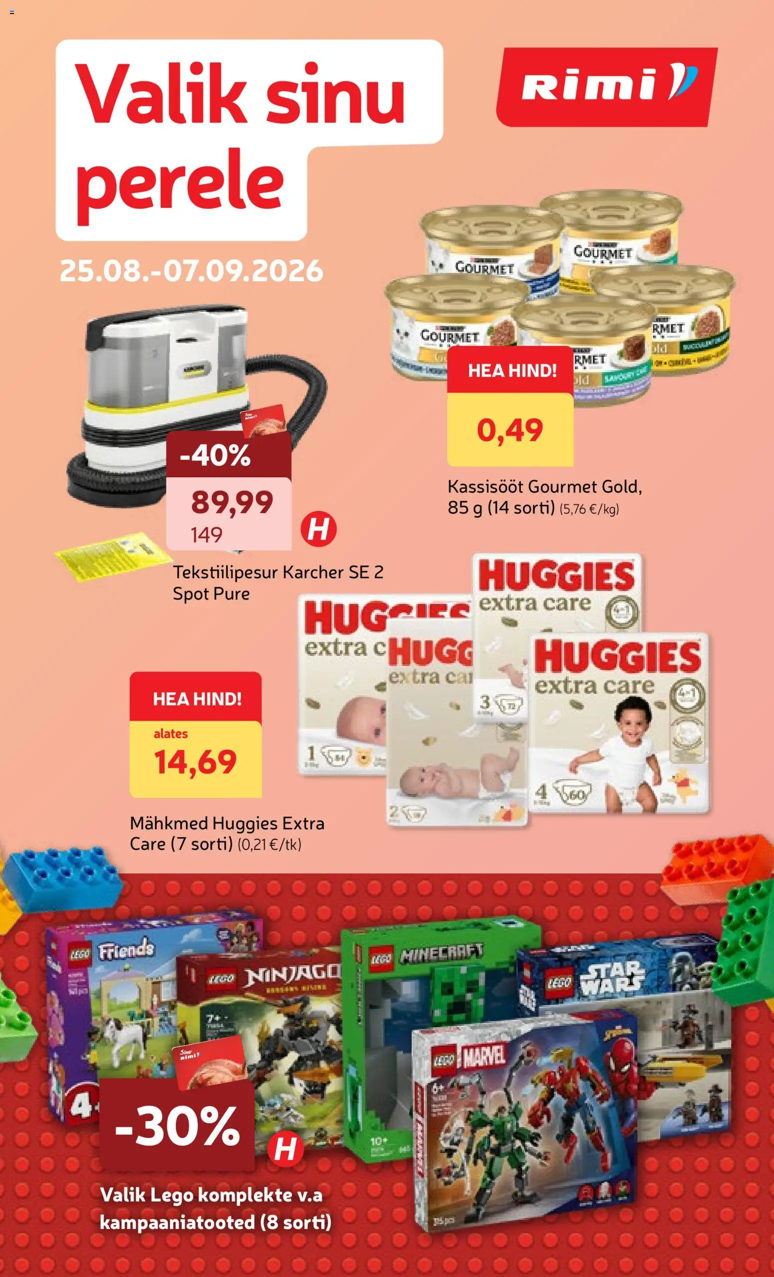 Rimi kliendilehe eelvaade alates 25.08.2026