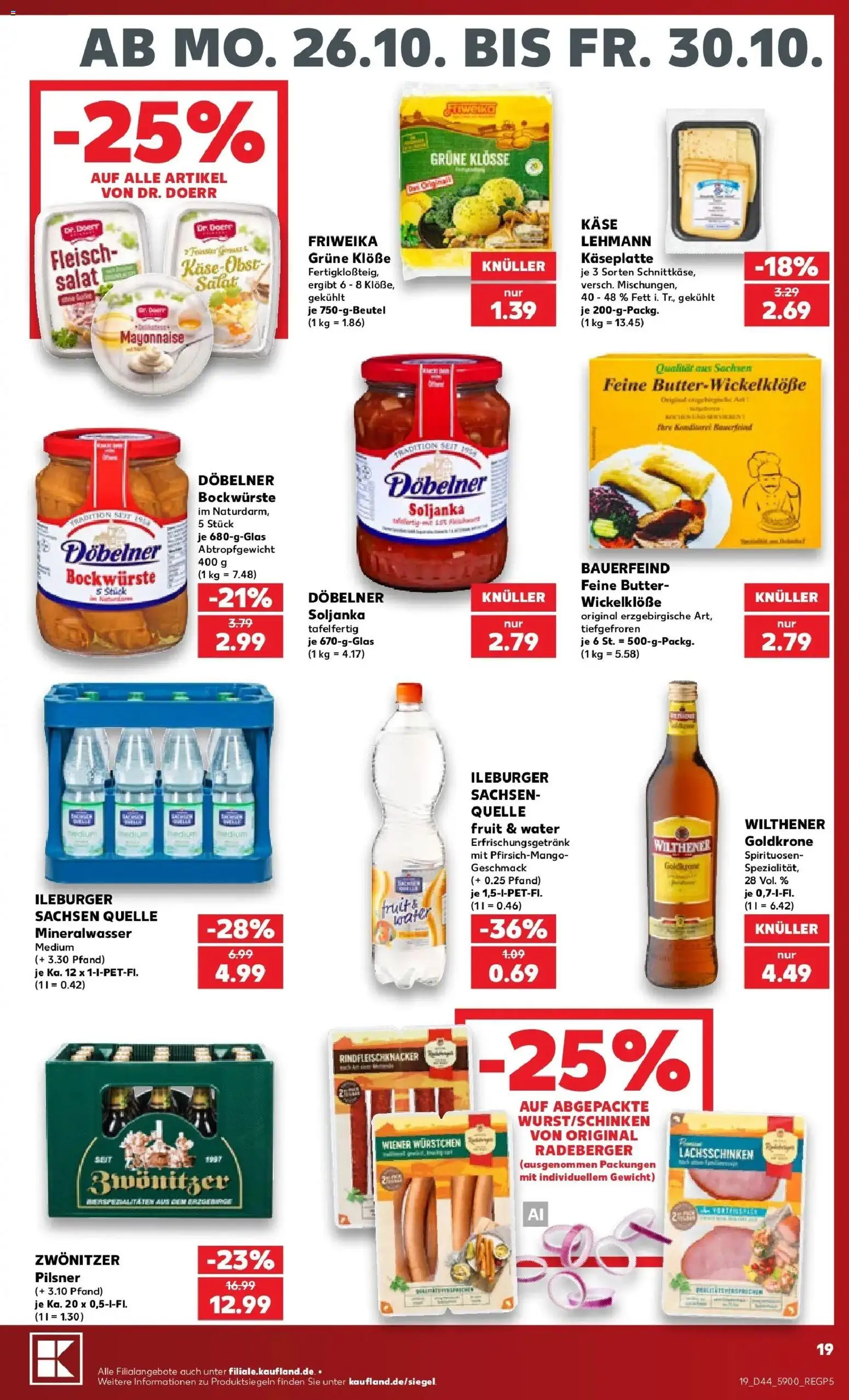 Vorschau von dem Prospekt des Geschäftes Kaufland, gültig ab dem 26.10.2026
