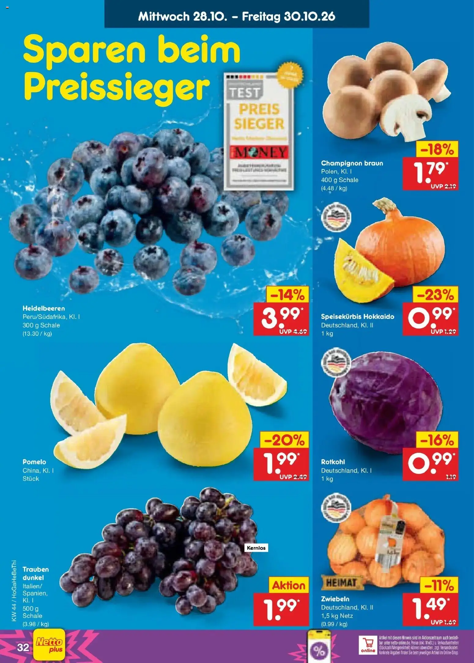 Vorschau von dem Prospekt des Geschäftes Netto Marken-Discount, gültig ab dem 26.10.2026