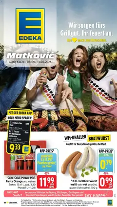 Vorschau von dem Prospekt des Geschäftes Edeka, gültig ab dem 08.06.2026