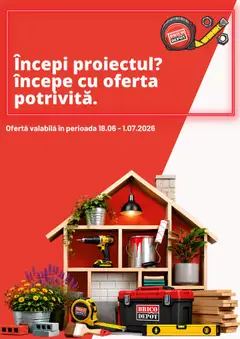 Previzualizarea de cataloage: Brico Depot Brico Depot Catalog valabil de la 18.06.2026