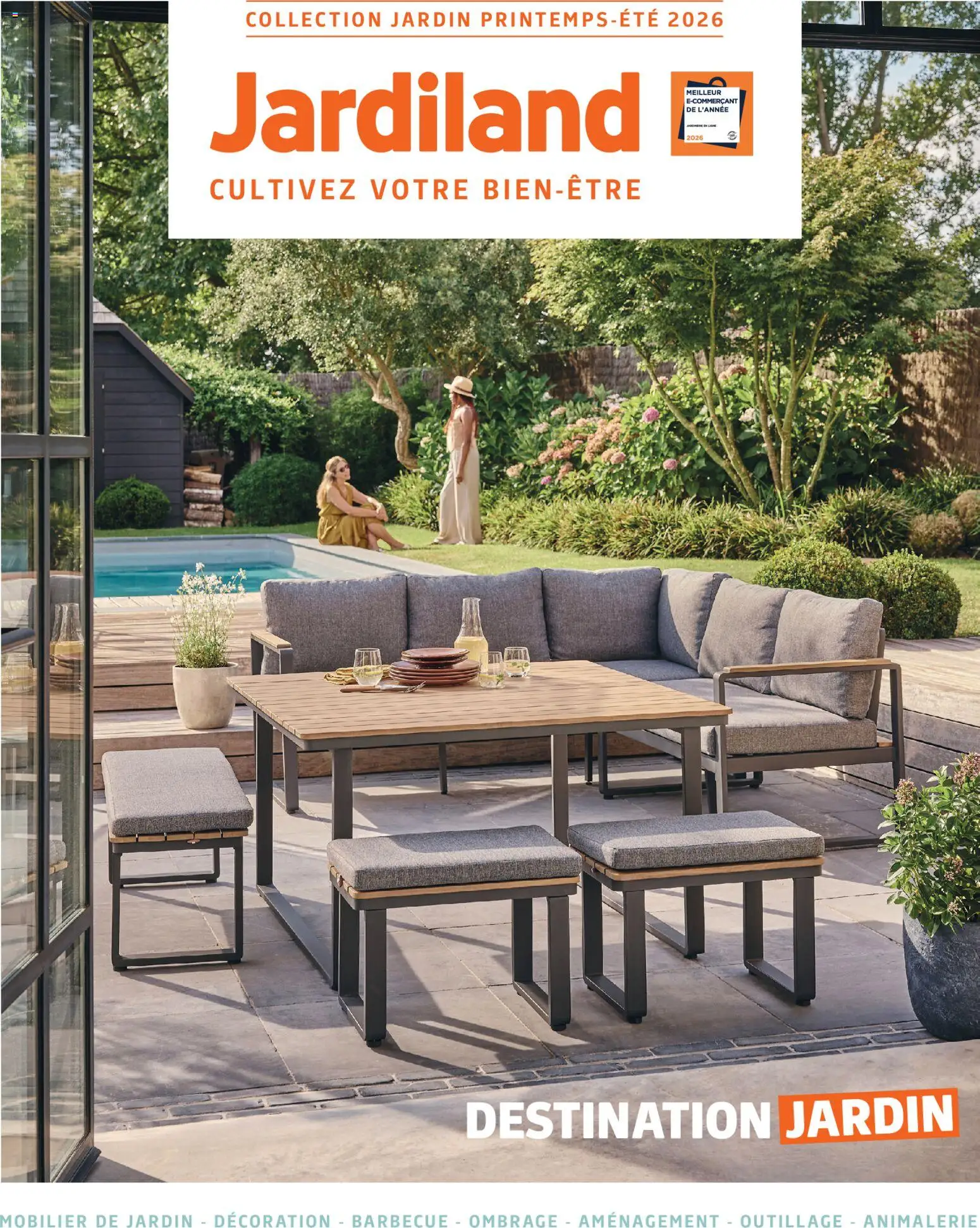 Prévisualisation de Jardiland catalogue printemps - été du magasin Jardiland formulaire valide 27/02/2026 - Barbecue, Décoration, Mobilier de jardin