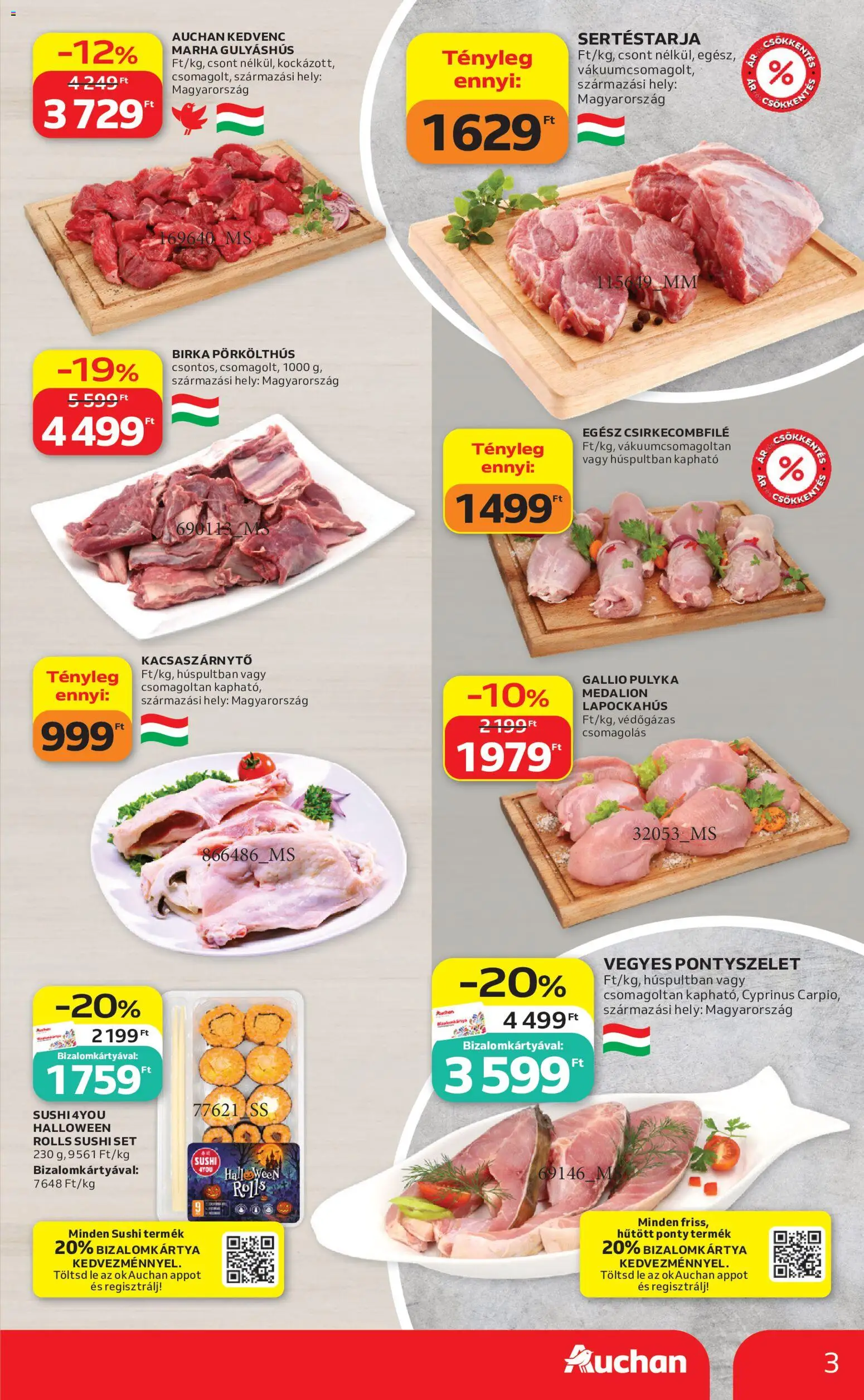 Auchan - Auchan akciós újság megtekintése, amely érvényes 2026.10.29.-től
