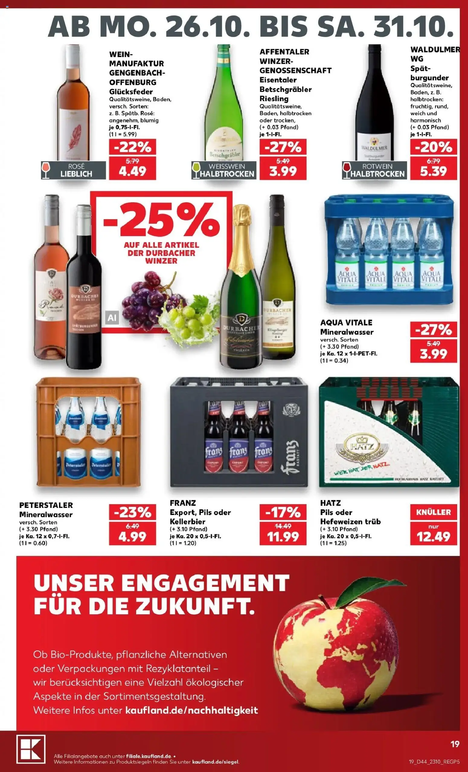Vorschau von dem Prospekt des Geschäftes Kaufland, gültig ab dem 26.10.2026
