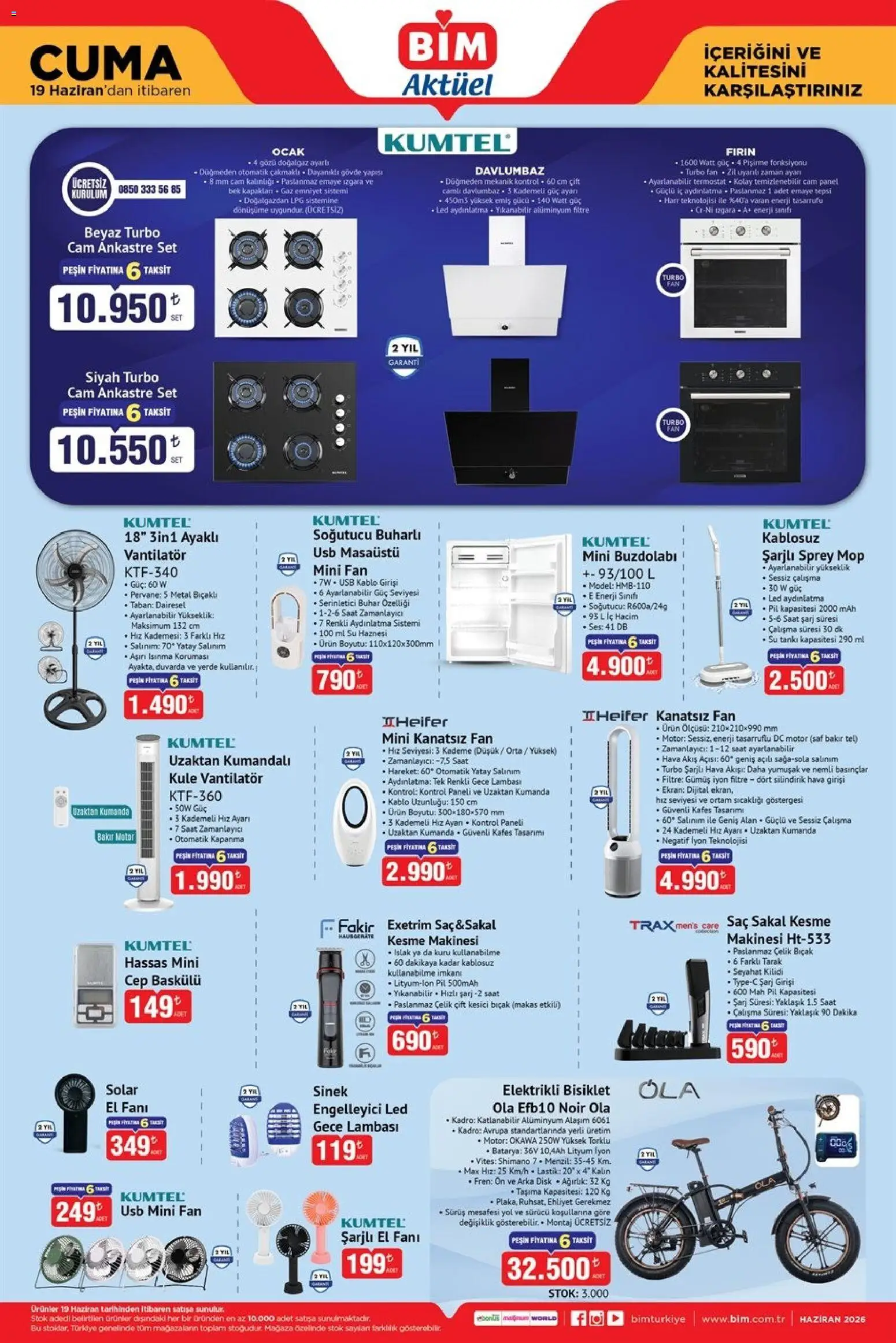 BİM BİM - Katalog Cuma 19.06.2026 - Broşürünün önizlemesi