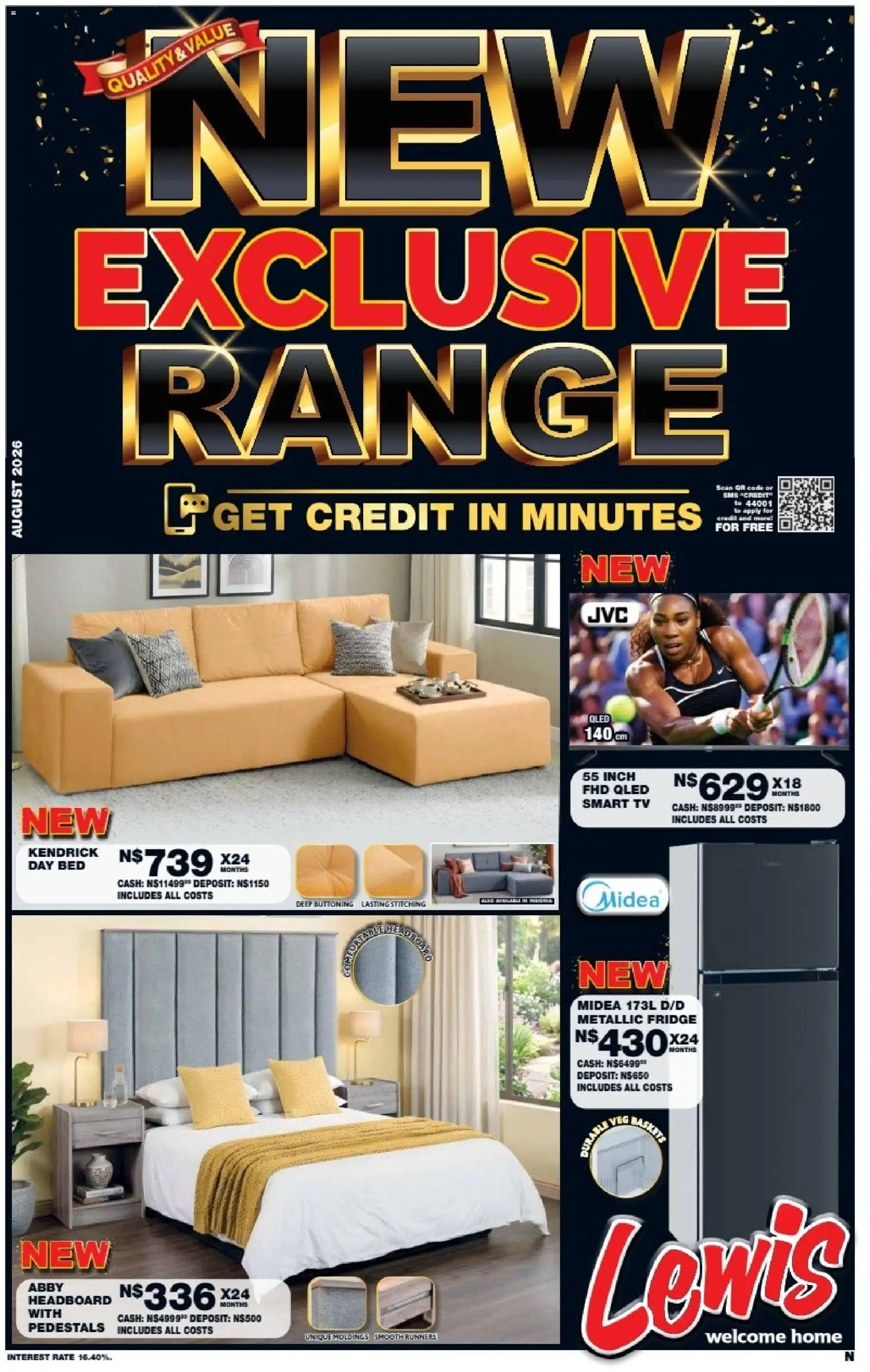 Preview of Lewis Stores flyer valid from 10/08/2026
