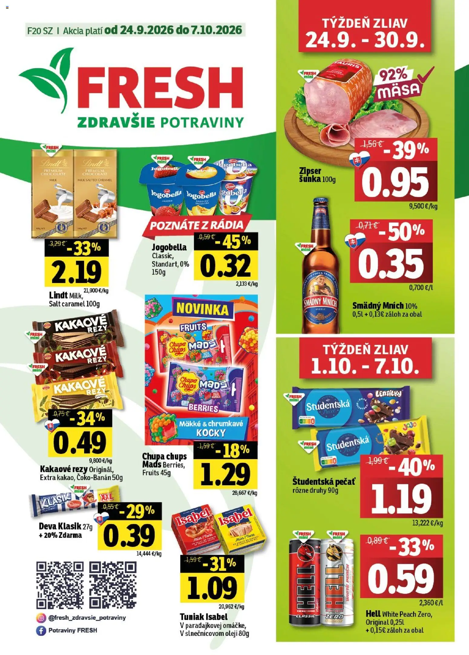 Náhľad Fresh letáku platného od 24.09.2026