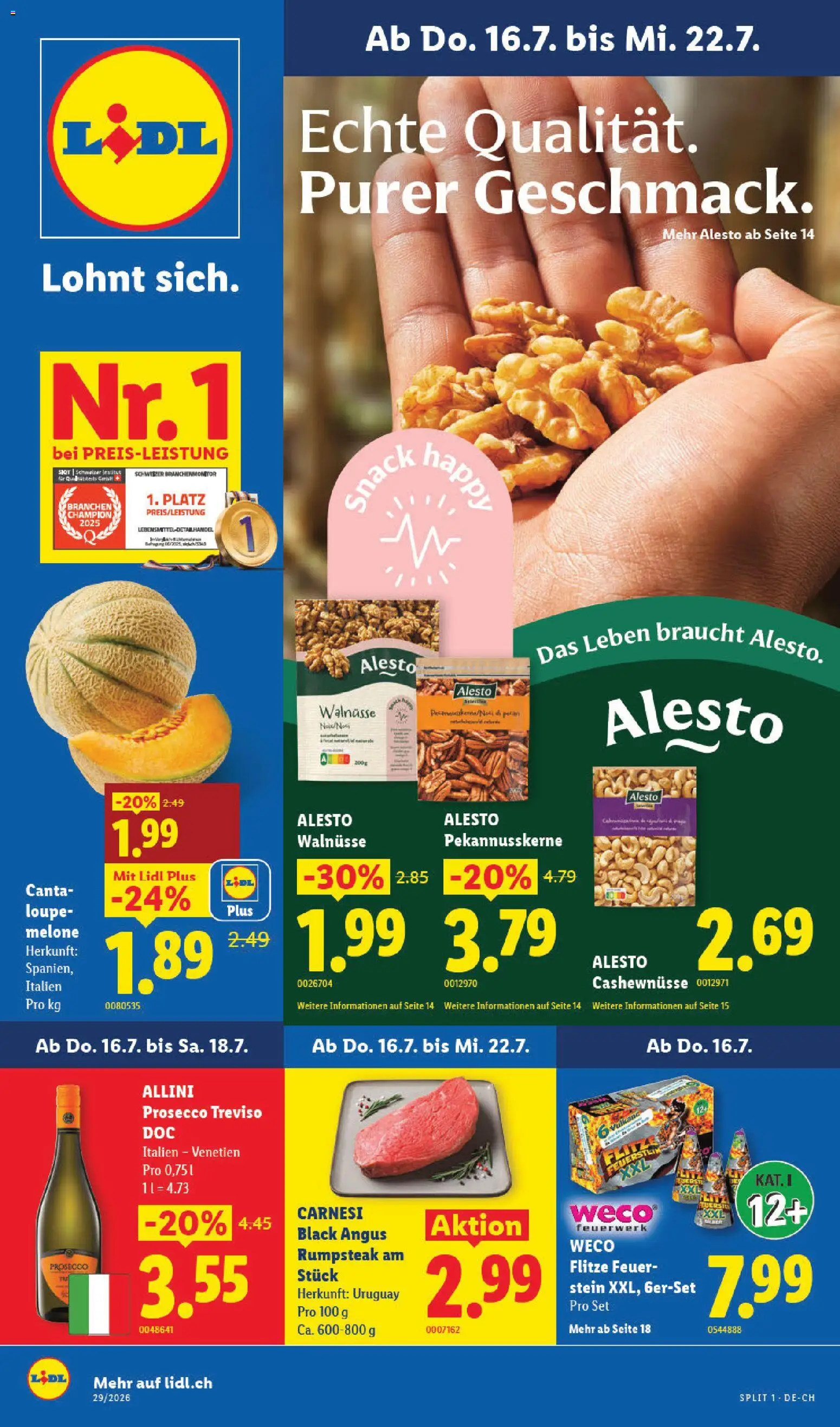 Vorschau des Merkblatts Lidl aktionen vom Shop Lidl gültig von 16.07.2026 bis 22.07.2026