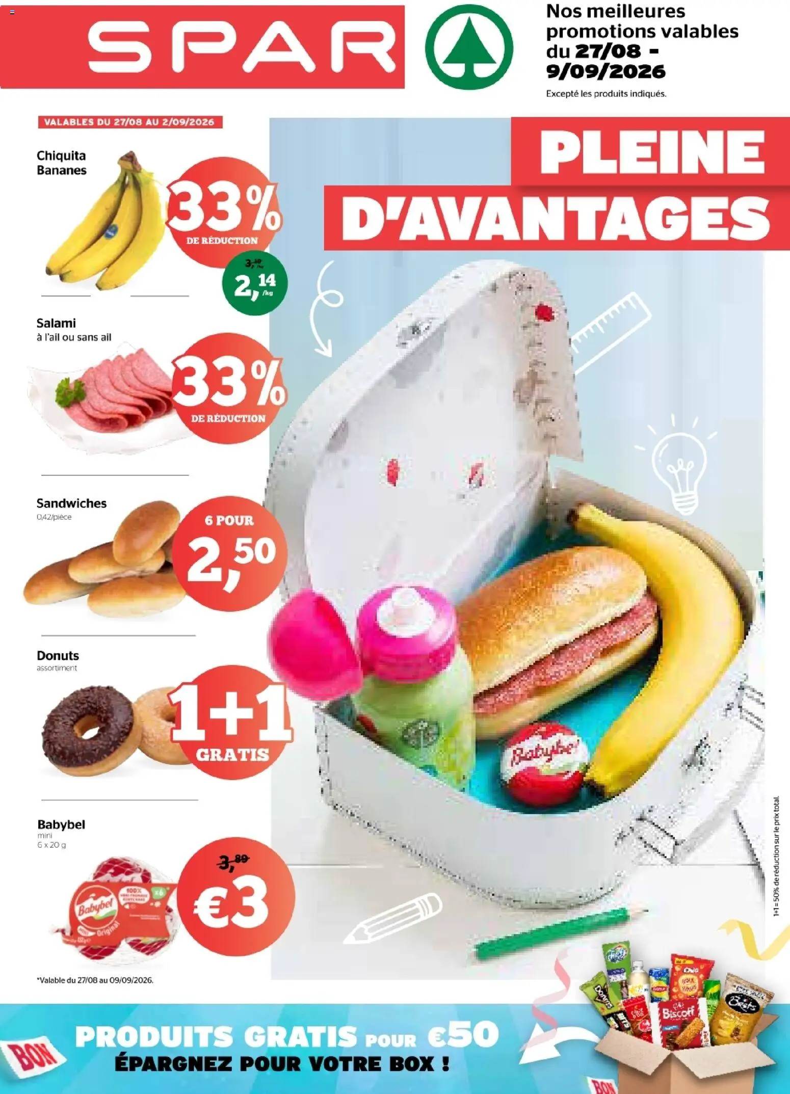 Voorbeeld van Spar Express Publicité van winkel Spar Express geldig vanaf 27/08/2026