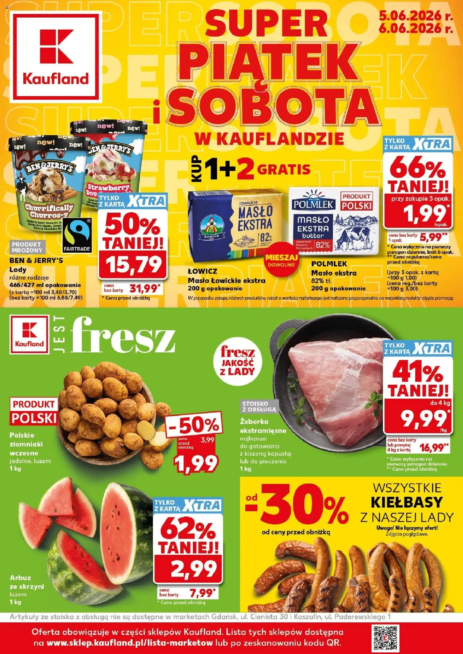 Pogląd gazetki "Kaufland gazetka - Super Piątek i Sobota" ze sklepu Kaufland ważnej od 05.06.2026