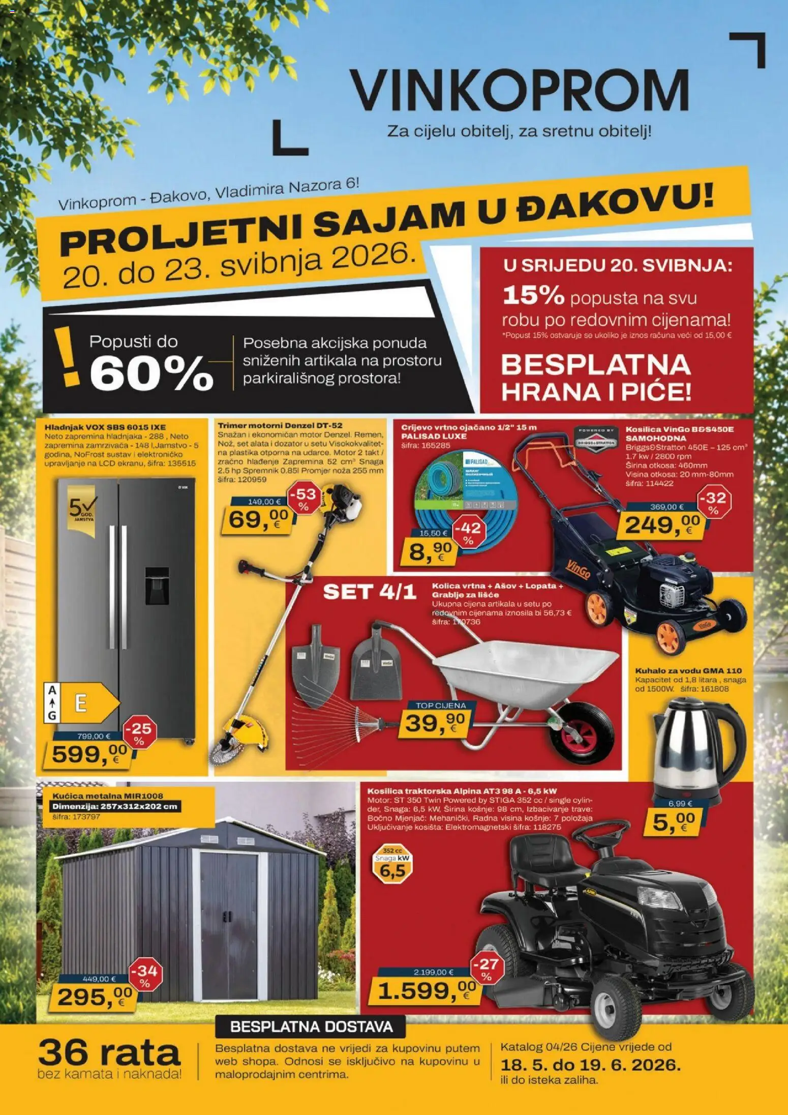 Pregled letka Vinkoprom Katalog trgovine Vinkoprom vrijedi od 18.05.2026