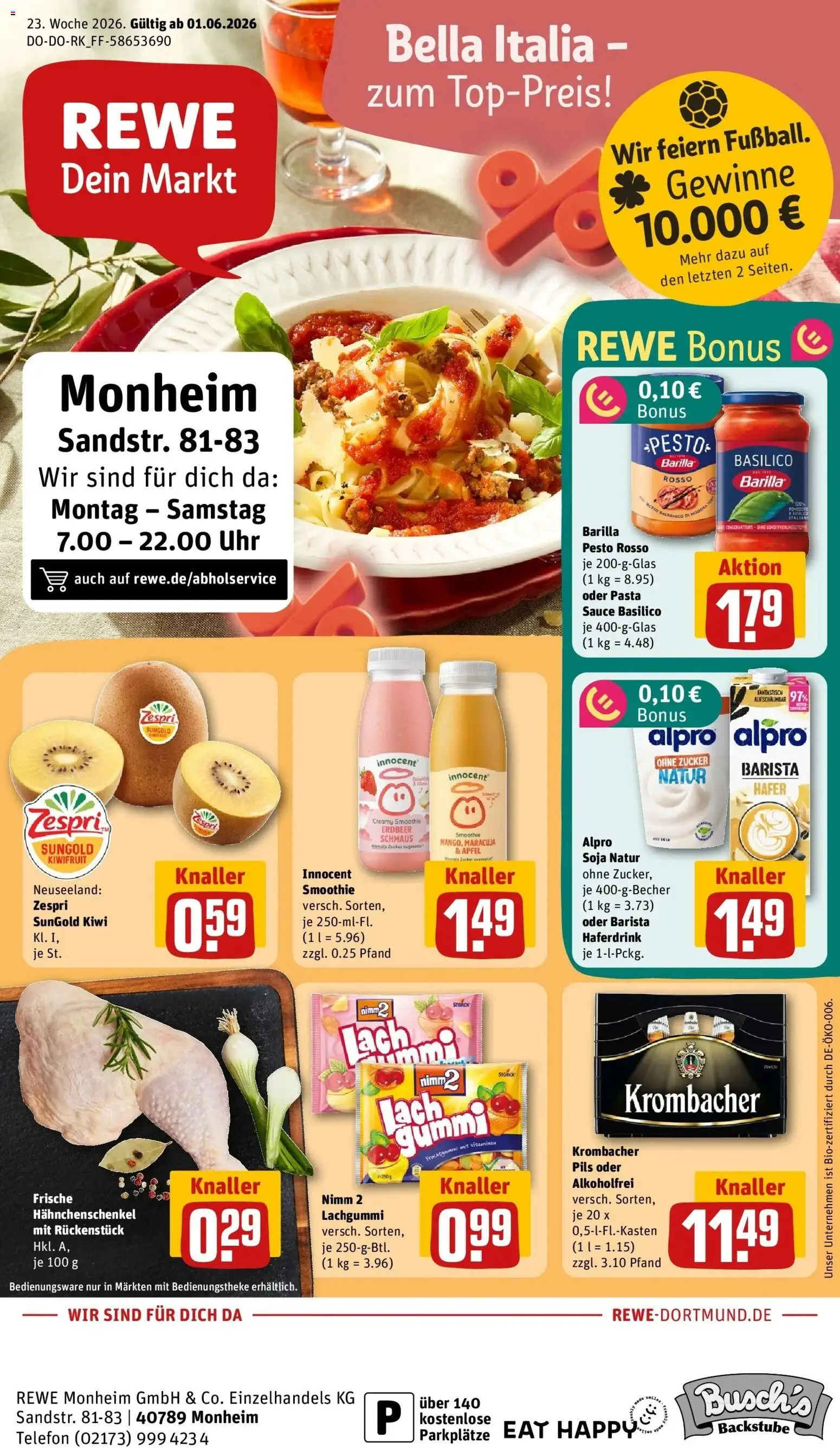 Vorschau von dem Prospekt des Geschäftes Rewe, gültig ab dem 01.06.2026