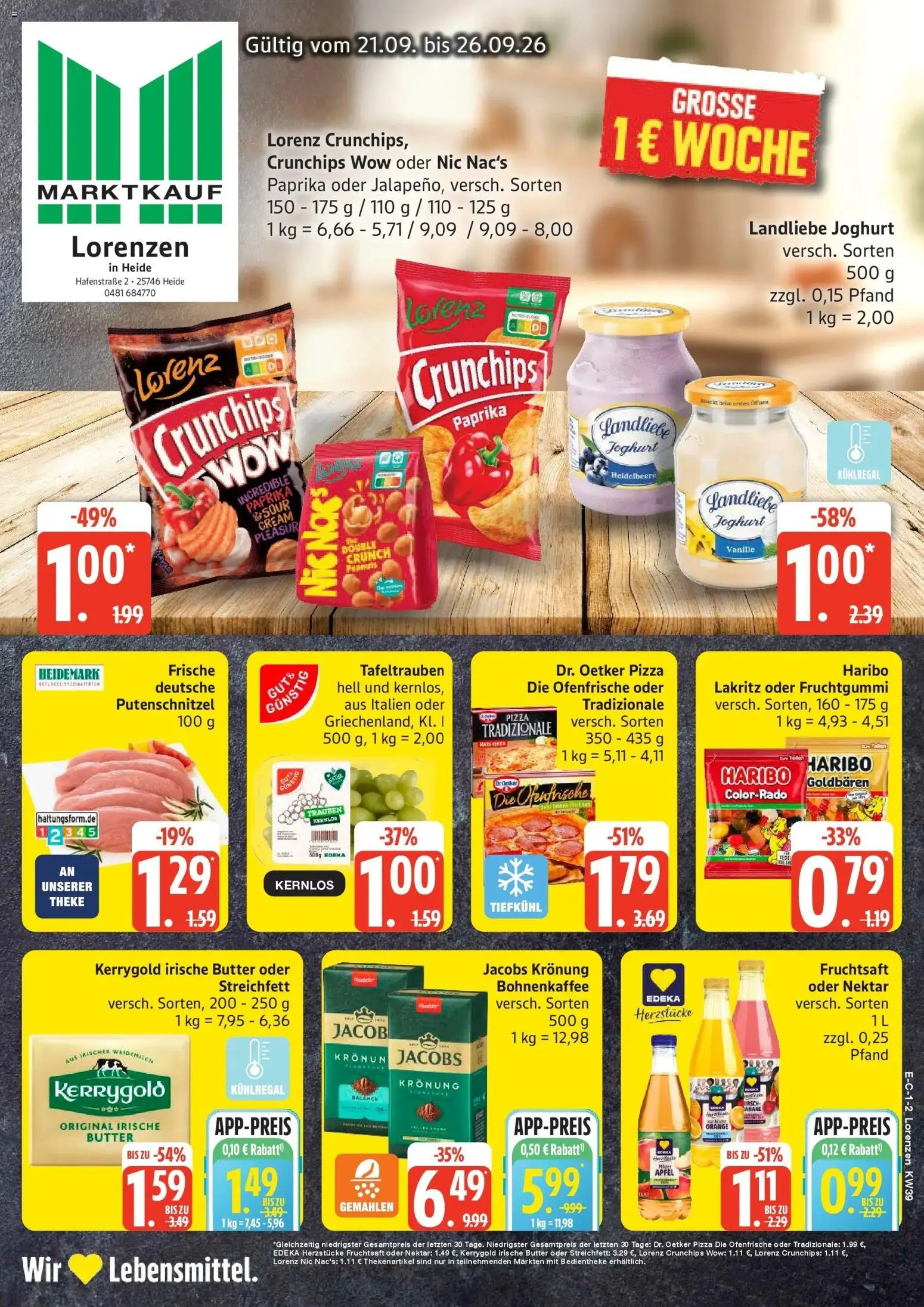 Vorschau von dem Prospekt des Geschäftes Marktkauf, gültig ab dem 21.09.2026