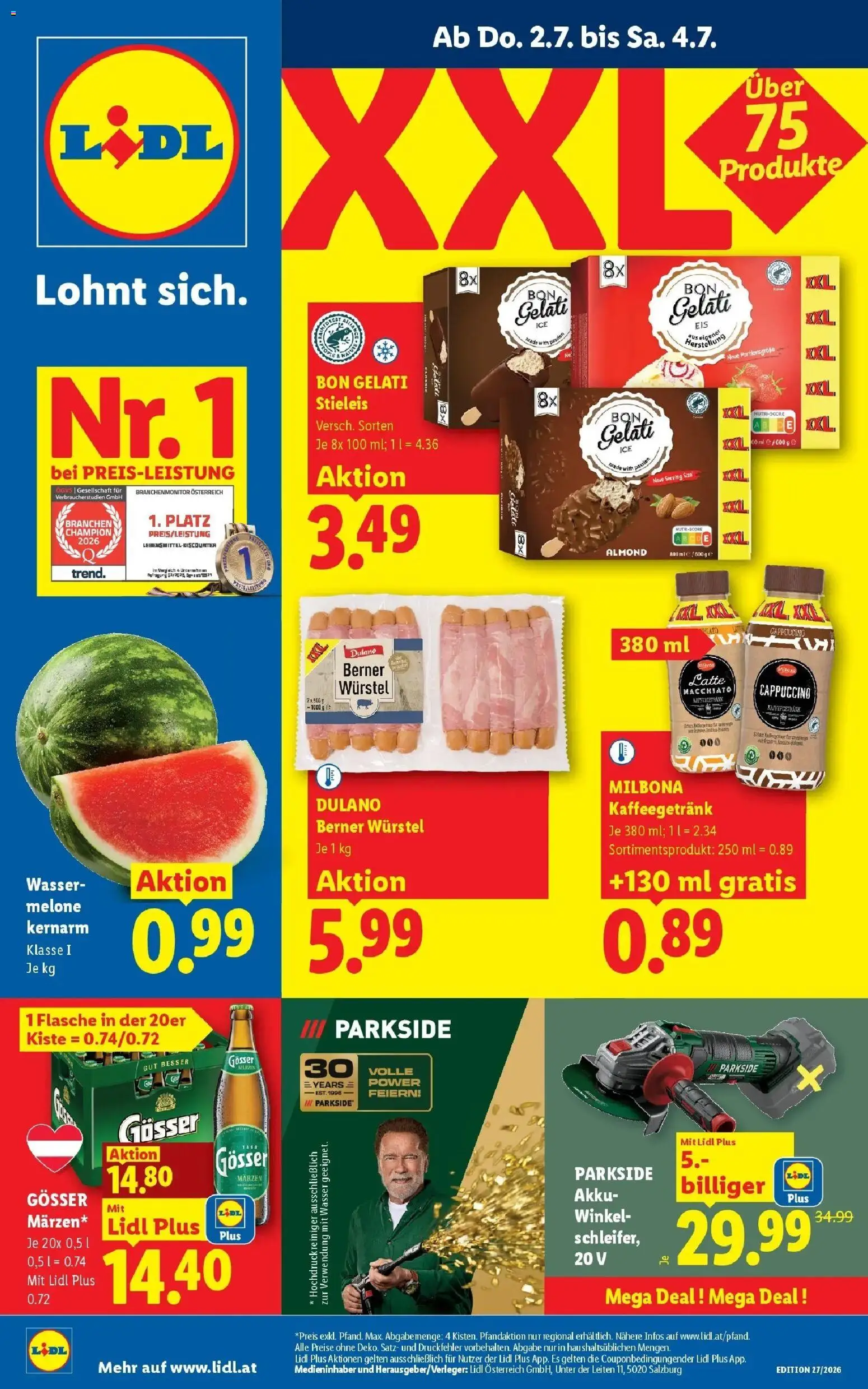 Vorschau der Angebote: Lidl Lidl gültig ab 01.07.2026