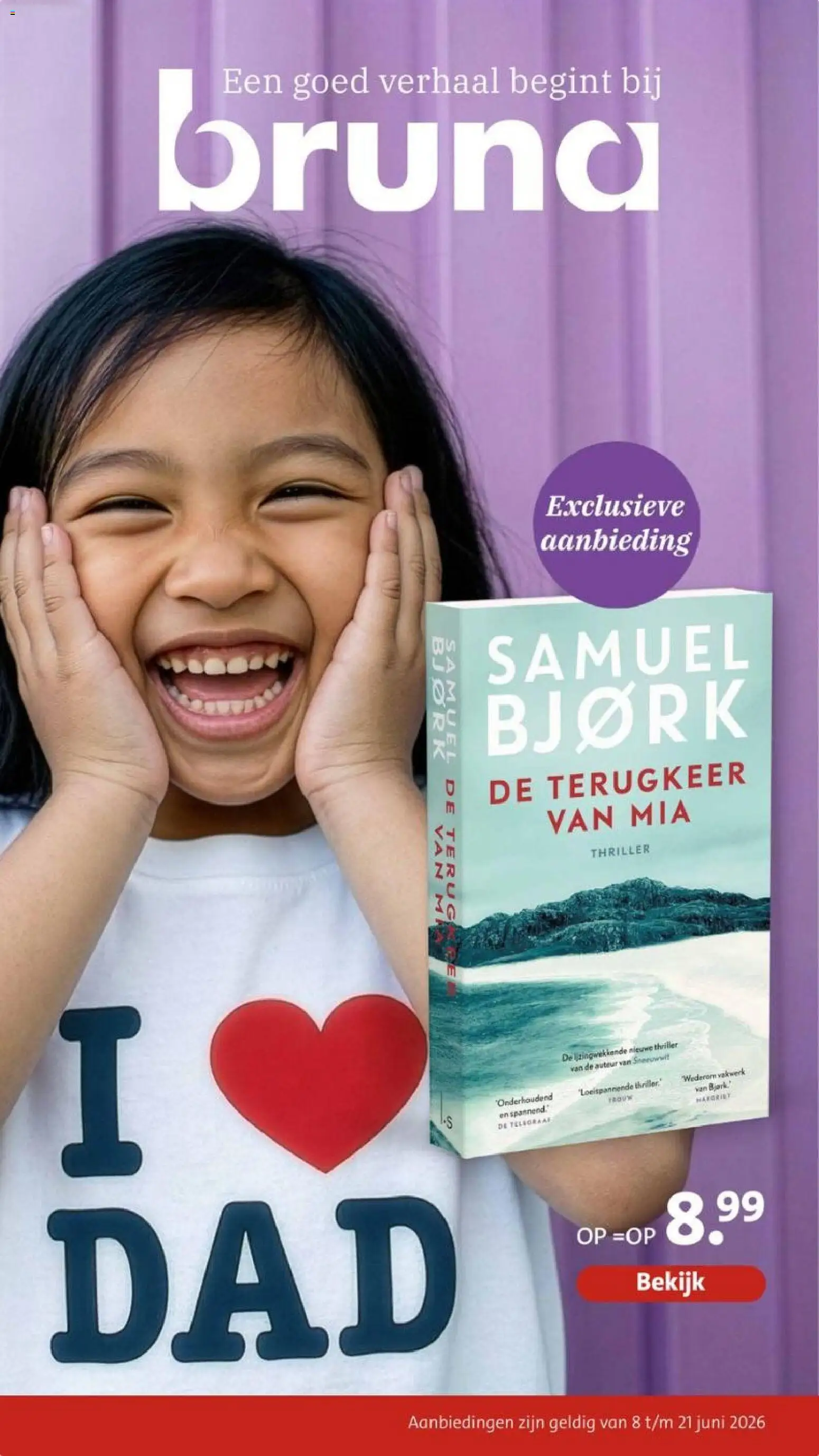 Voorbeeld van Bruna folder - Vaderdag van winkel Bruna geldig vanaf 08-06-2026