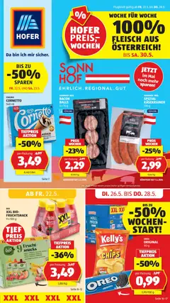 Vorschau der Angebote: Hofer Hofer Flugblatt gültig ab 22.05.2026