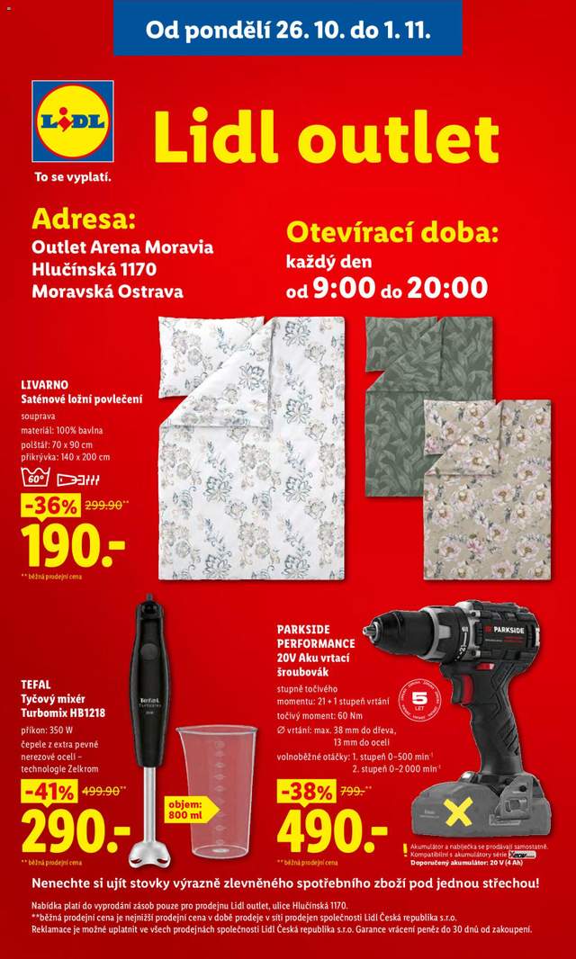 Nový Lidl leták od 26.10.
