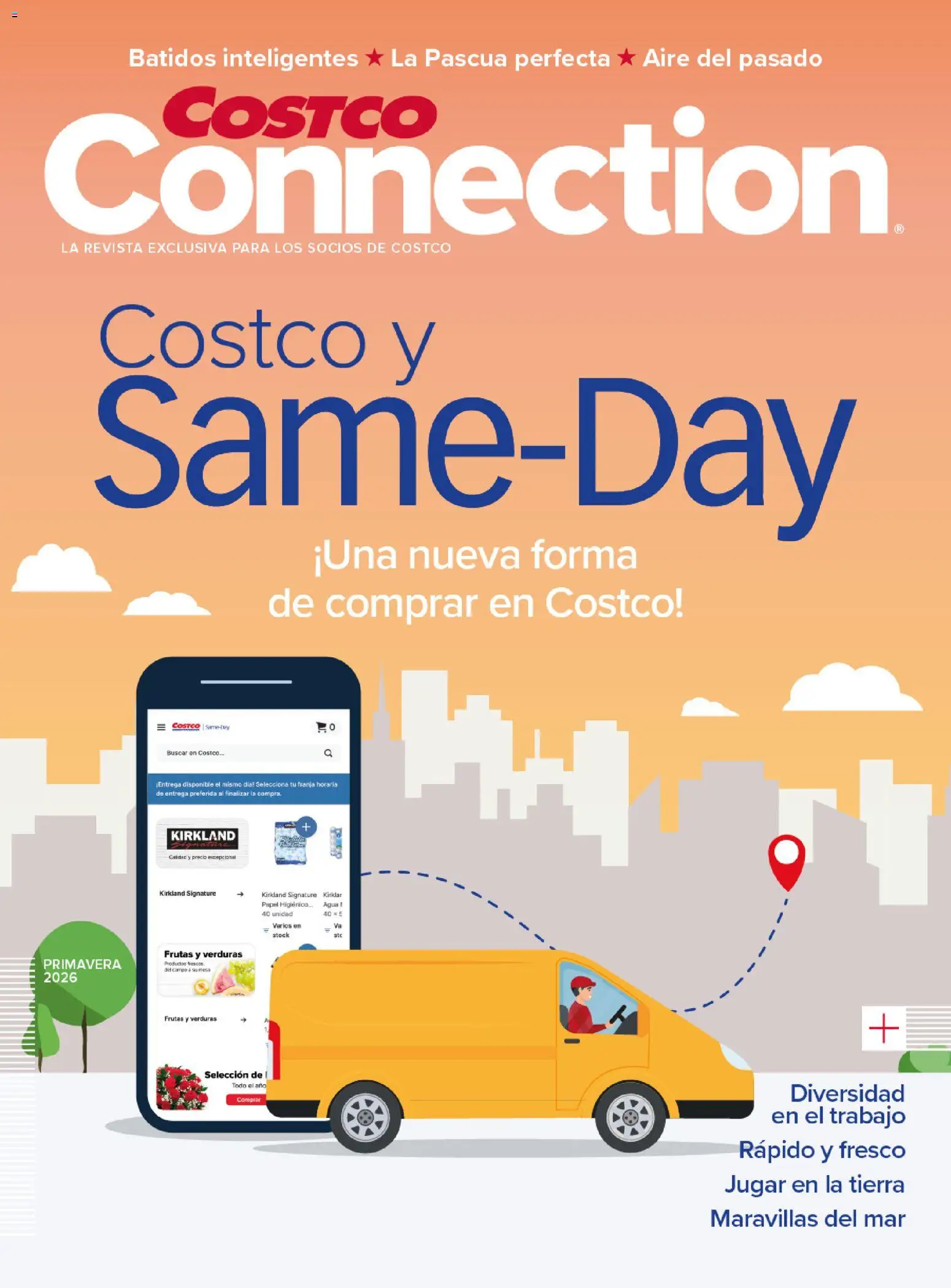 Vista previa del folleto de la tienda Costco válido desde el 19/03/2026 - Agua, Verduras, Tierra, Revista, Papel higienico