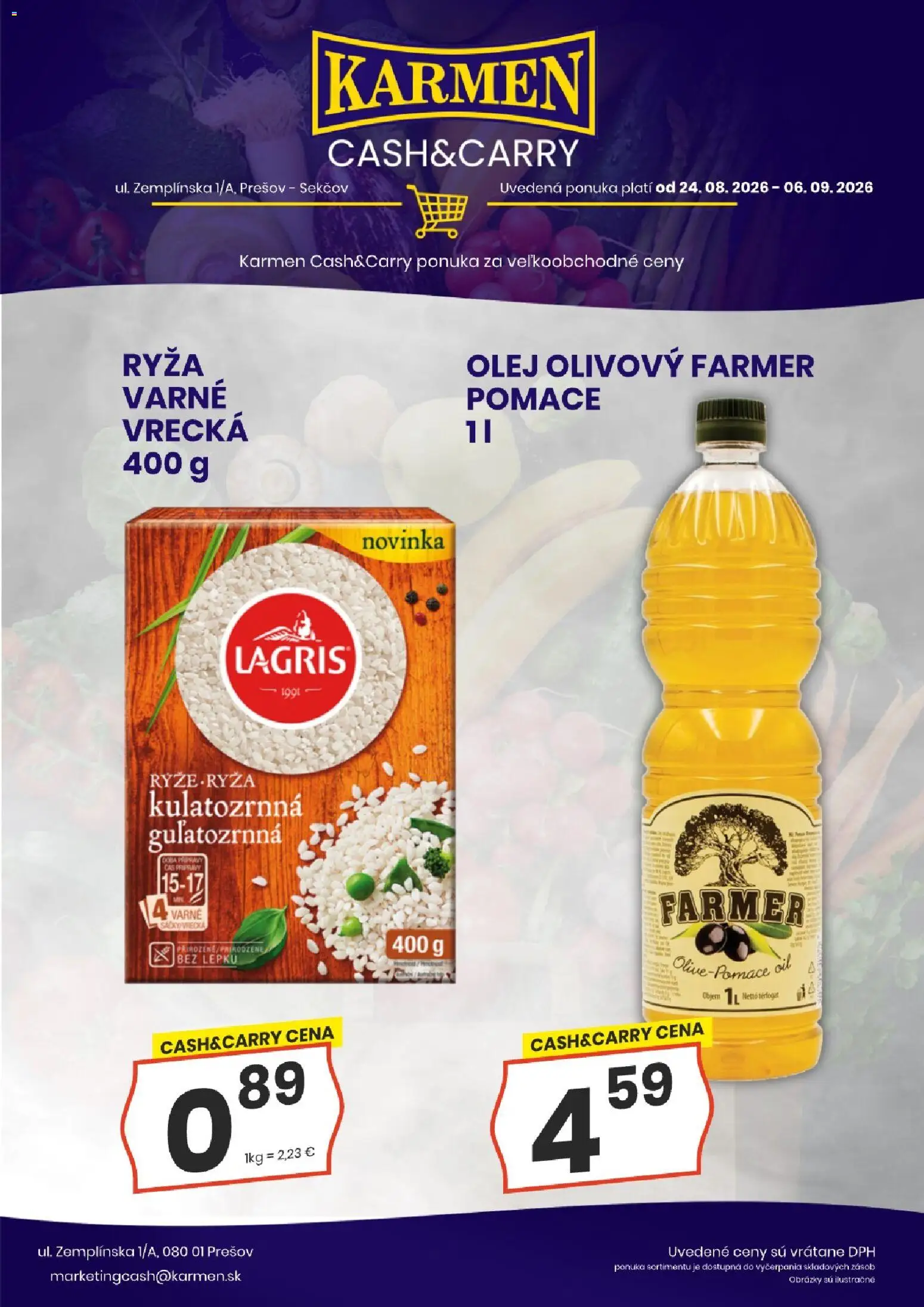 Náhľad KARMEN CBA letáku platného od 24.08.2026