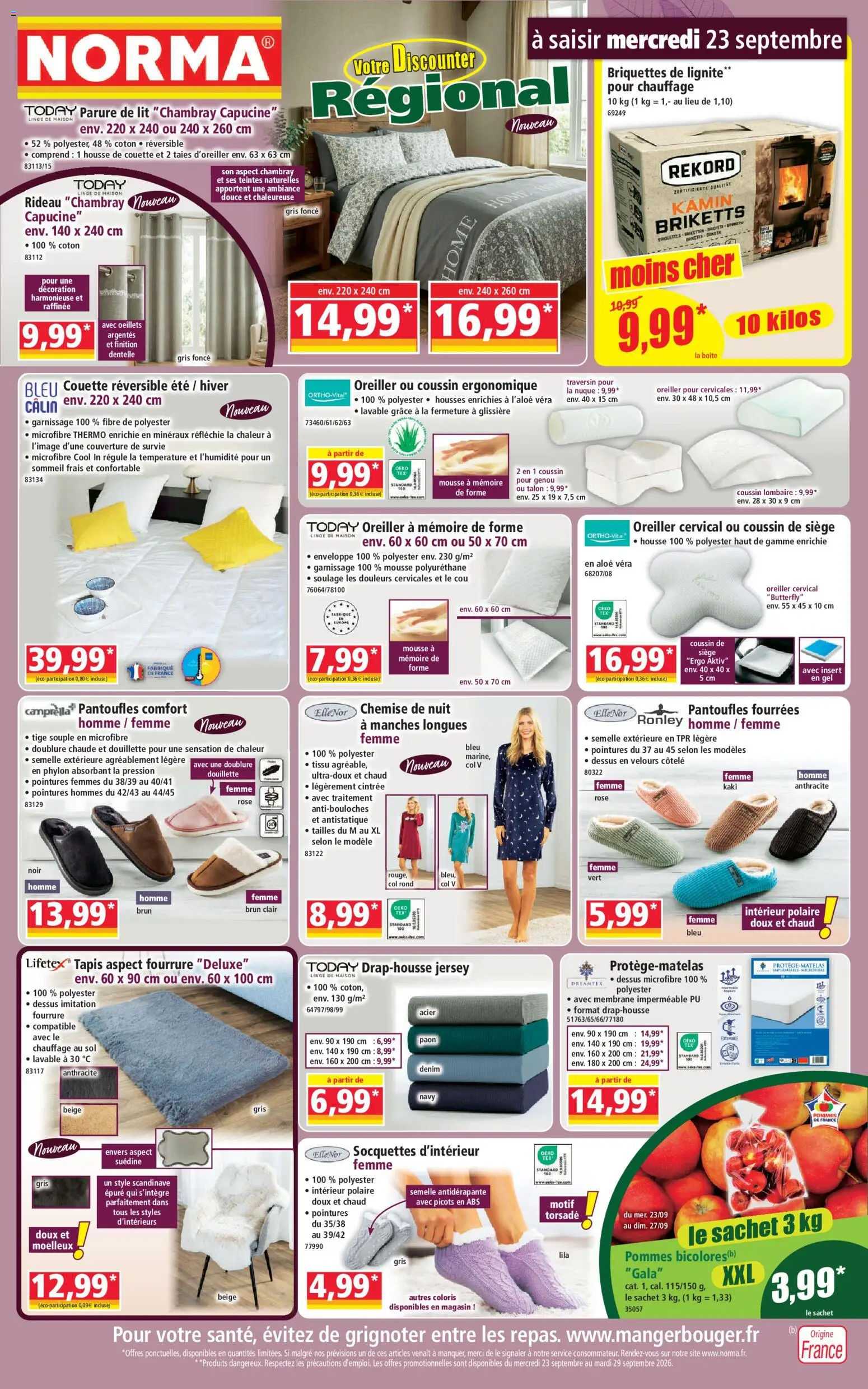 Prévisualisation de Norma catalogue du magasin Norma formulaire valide 23/09/2026