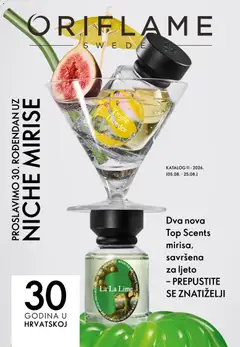 Pregled letka Oriflame Katalog trgovine Oriflame vrijedi od 05.08.2026