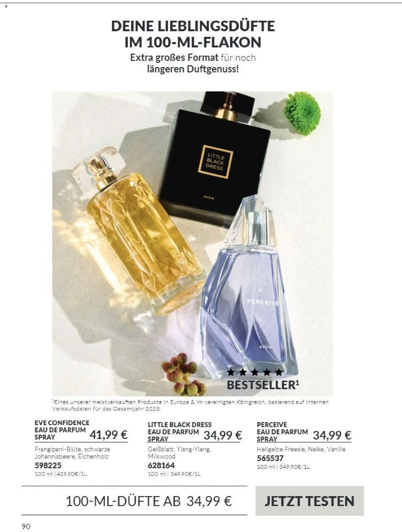 Vorschau von dem Prospekt des Geschäftes Avon, gültig ab dem 01.10.2026 - Parfüm, Vanille, Eau de Parfum