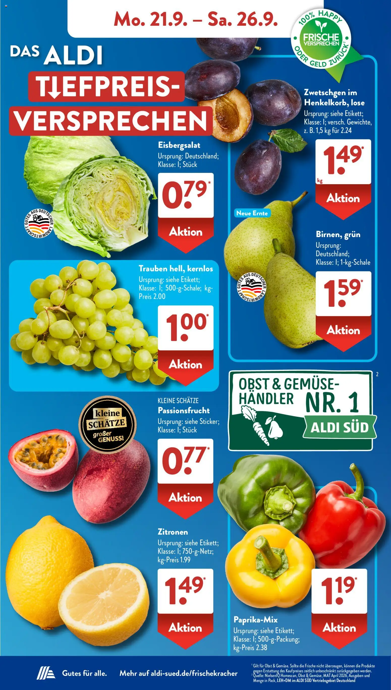 Vorschau von dem Prospekt des Geschäftes Aldi Süd, gültig ab dem 21.09.2026 - Bad