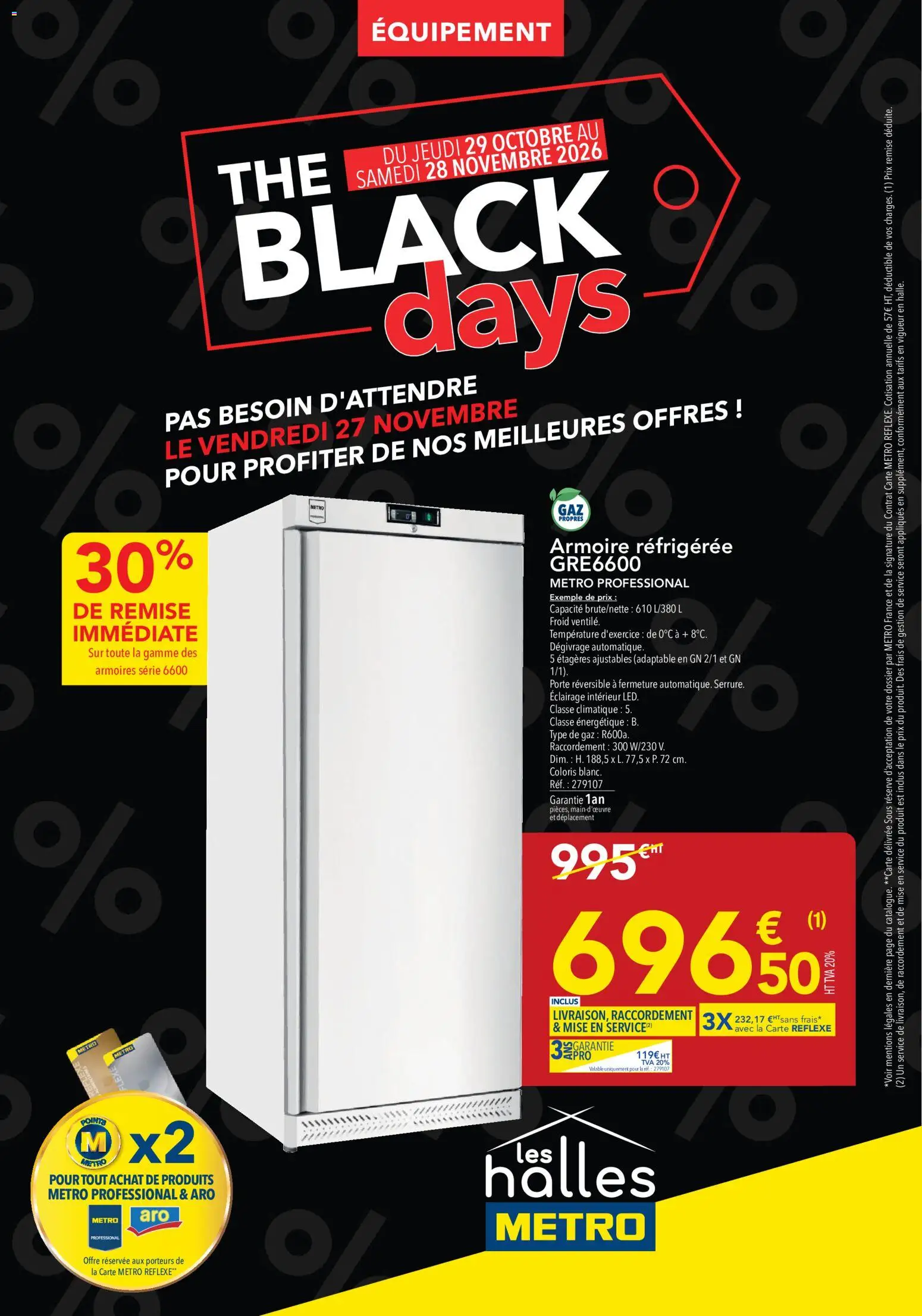 Prévisualisation de METRO Black Friday du magasin METRO formulaire valide 29/10/2026