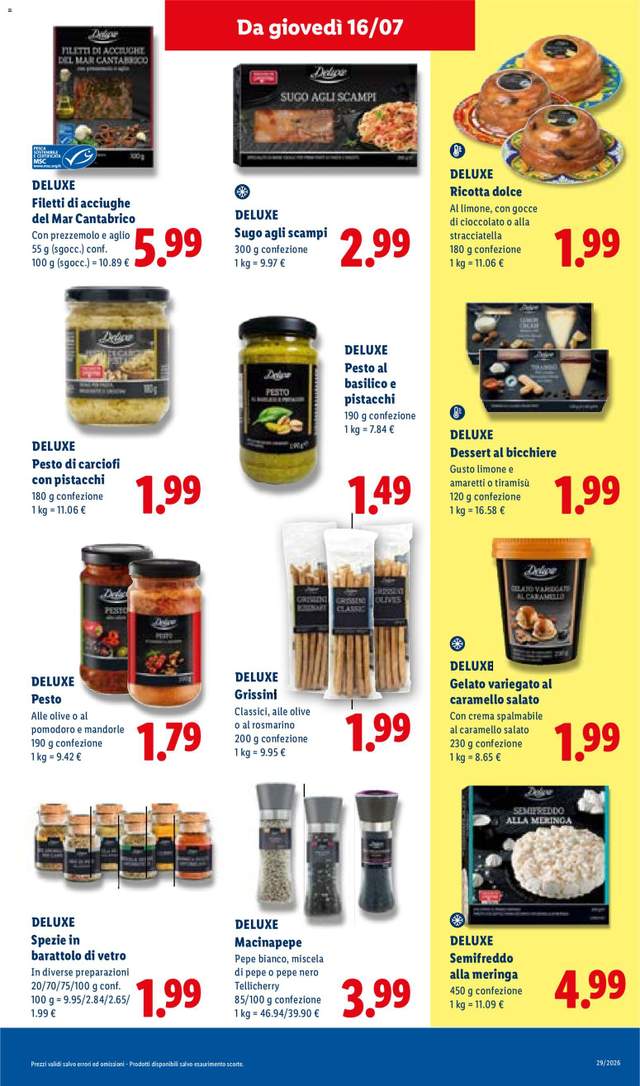 Nuovo volantino Lidl dal 16/07