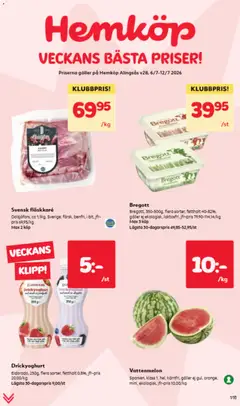 Förhandsgranska reklamblad Hemköp erbjudanden från butik Hemköp gäller från 06/07/2026