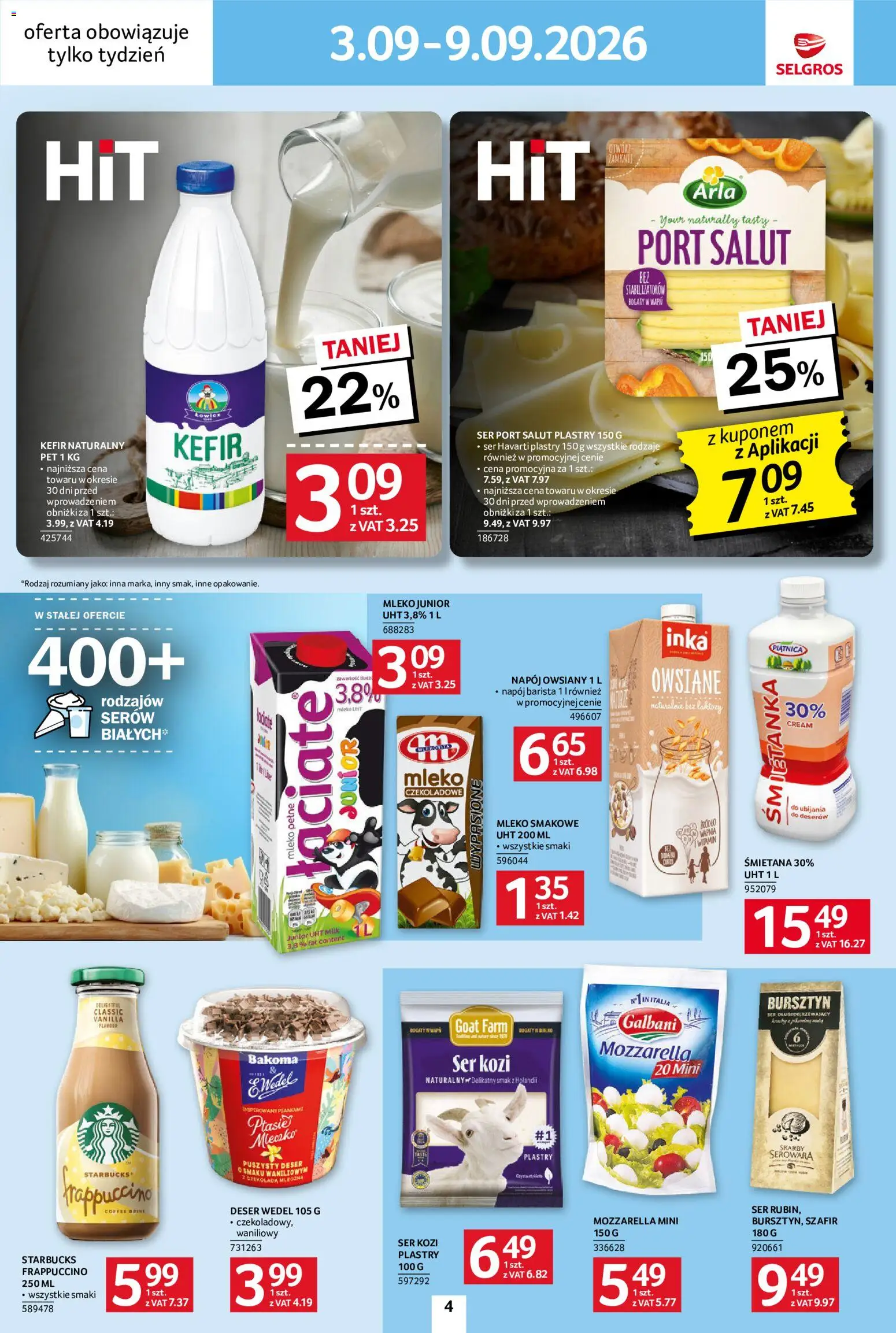 Pogląd gazetki "Selgros cash&carry gazetka - Jeszcze więcej super promocji" ze sklepu Selgros cash&carry ważnej od 03.09.2026